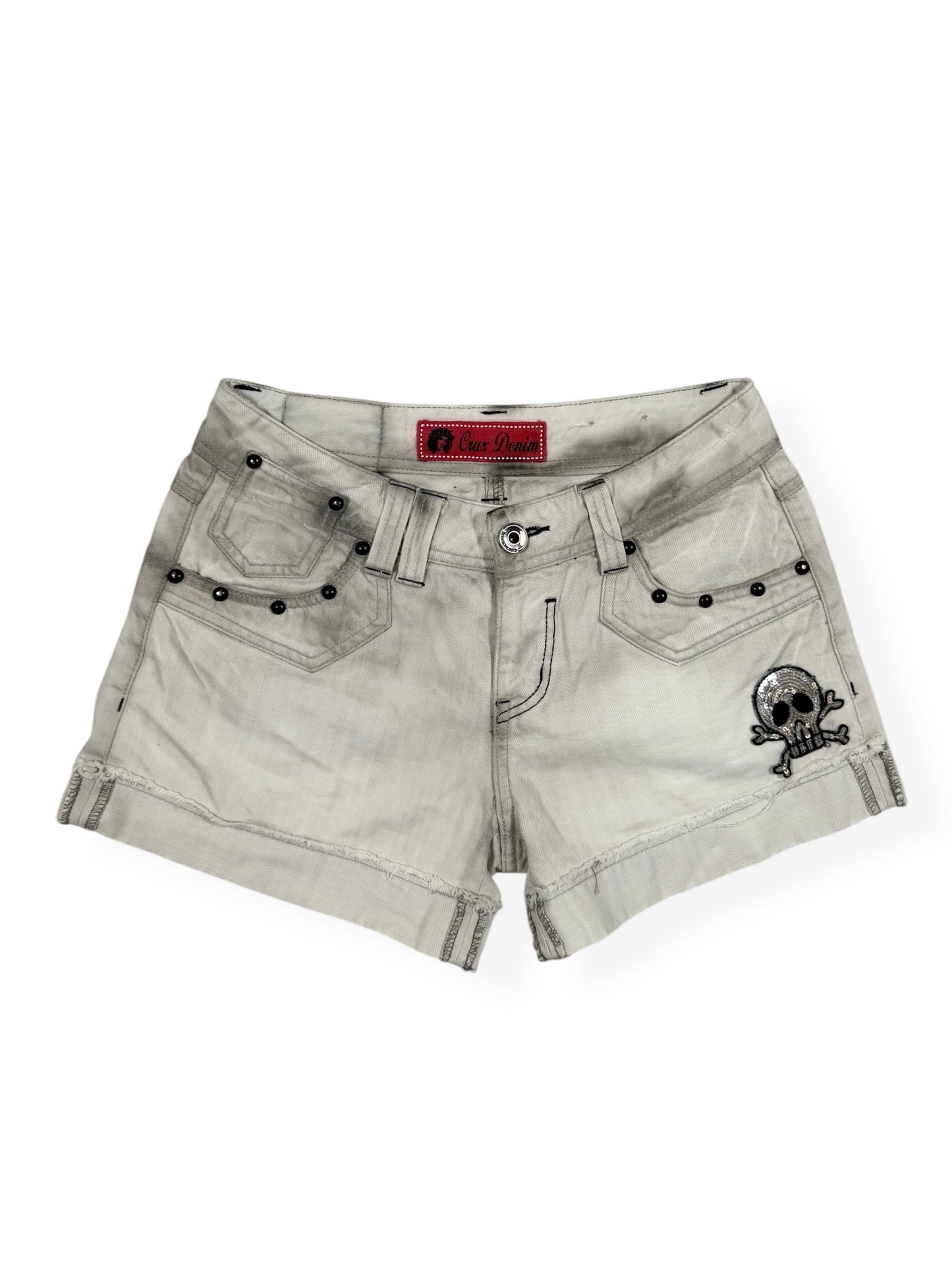 Skull Mini Shorts ♡ Size S