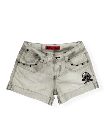 Skull Mini Shorts ♡ Size S