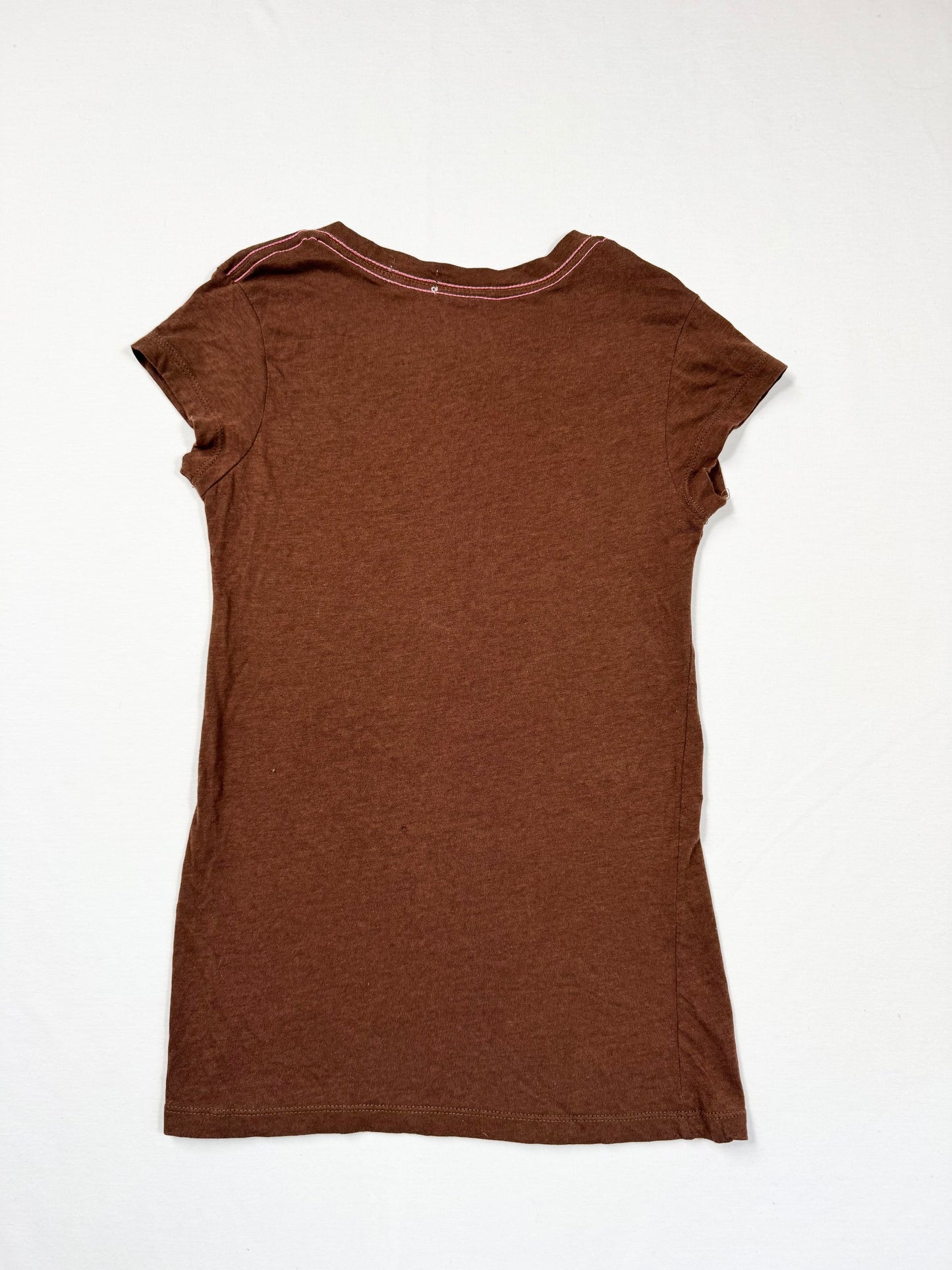 PINK Brown Tee ♡ XS