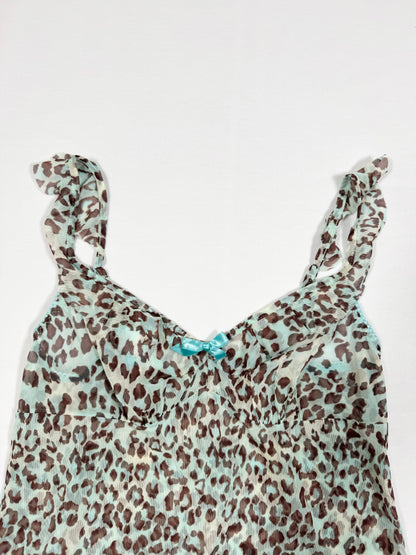 Blue Leopard Cami