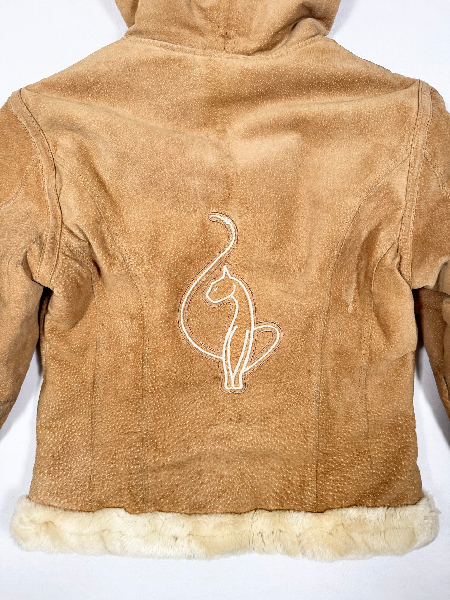 Baby Phat Suede Fur Trim Jacket ♡ Size XS/S