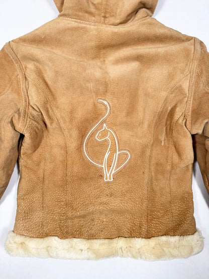 Baby Phat Suede Fur Trim Jacket ♡ Size XS/S