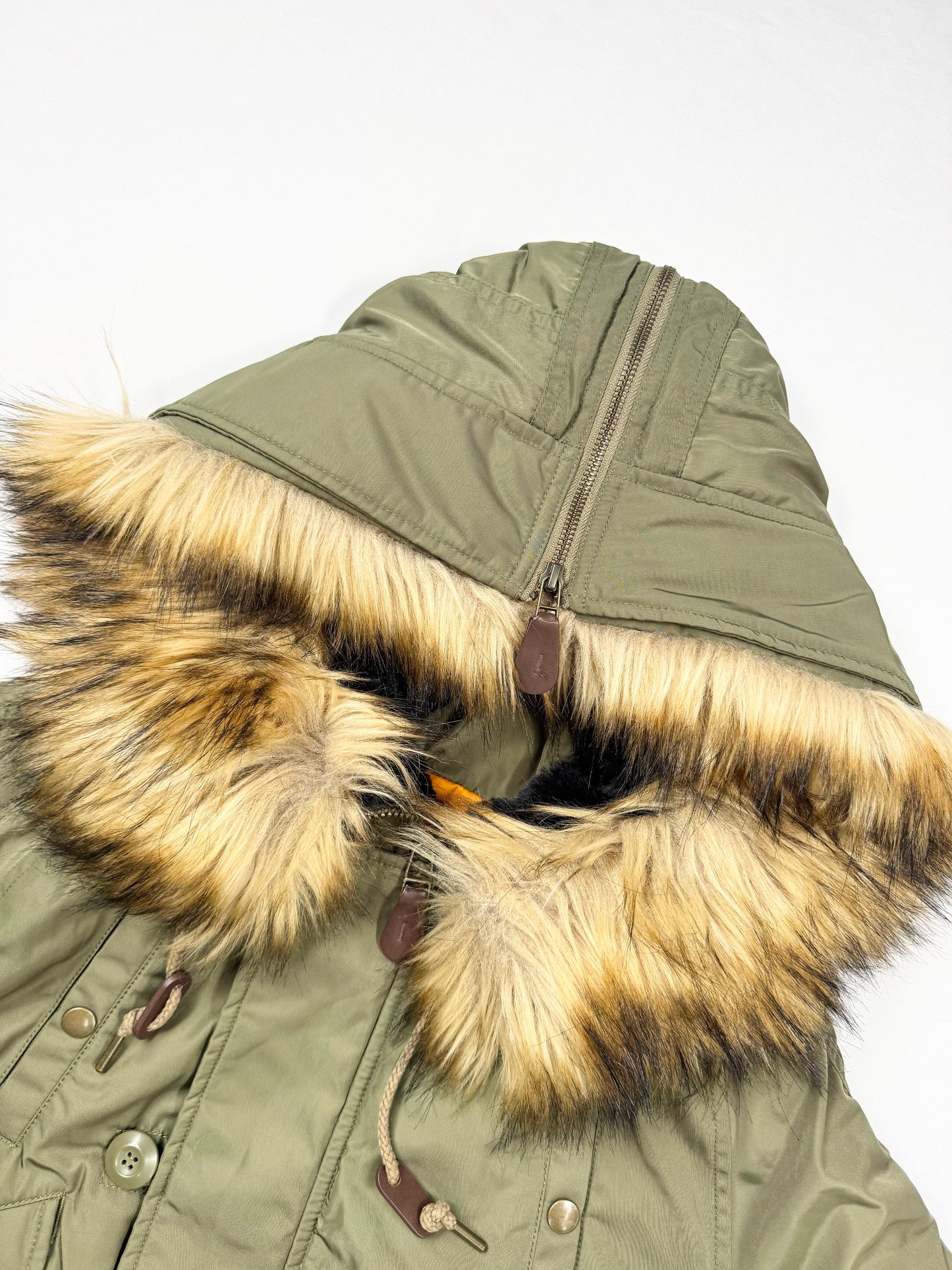 Moussy Military Fur Hood Jacket ♡ S