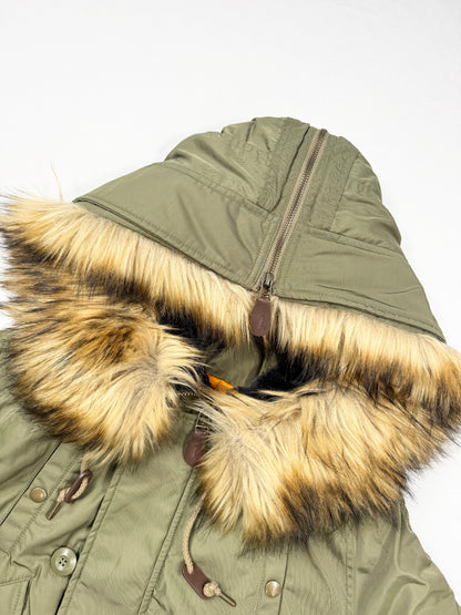 Moussy Military Fur Hood Jacket ♡ S