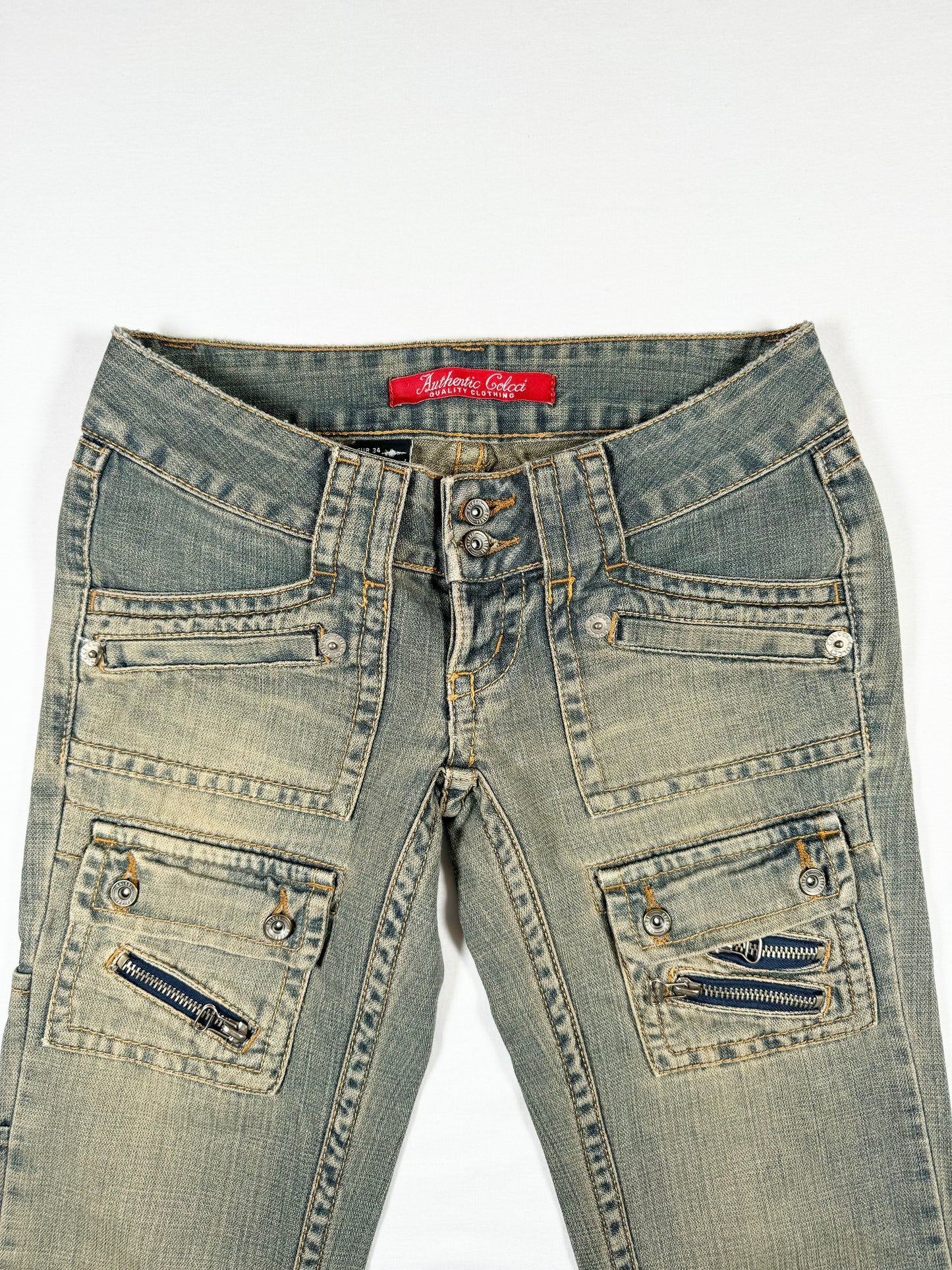 Cargo Flared Jeans