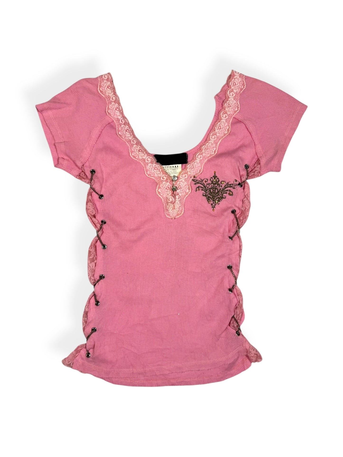 Chain Pink Tee ♡ Size XS