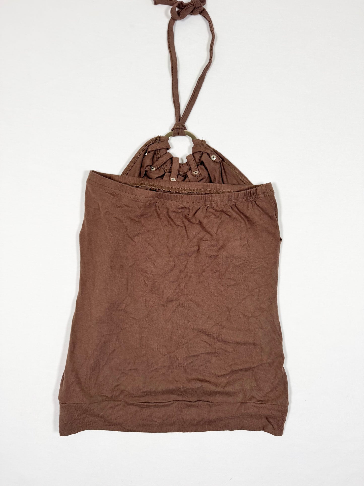Brown O-ring Halter