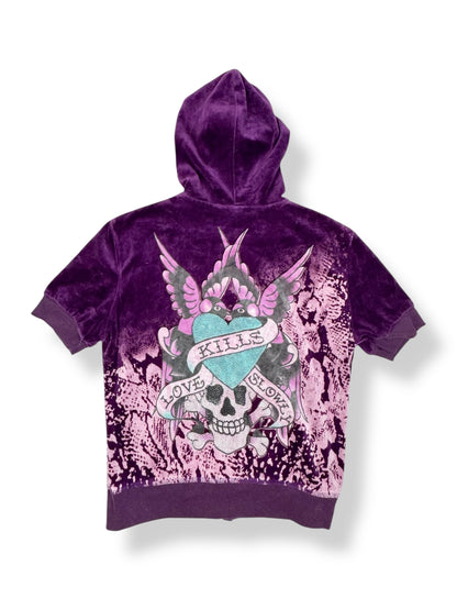 Ed Hardy Purple Zip Up ♡ Size S