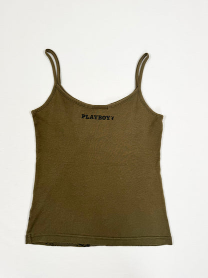 Playboy Khaki Cami ♡ M