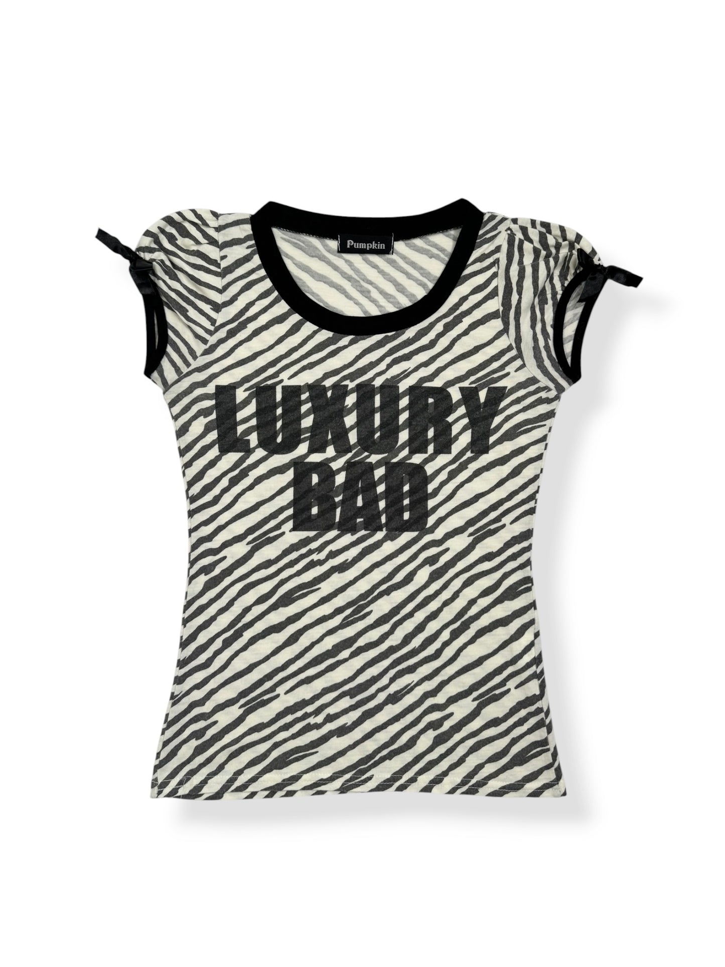 Zebra “Luxury Bad” Tee ♡ S