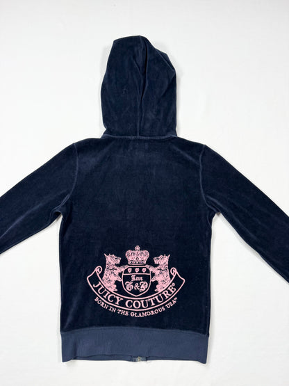 Juicy Couture Navy & Pink Velour Tracksuit Set ♡ XS/M