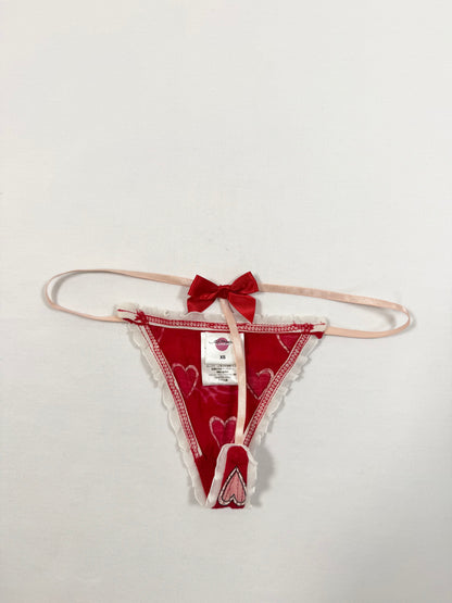 Red Ed Hardy Heart Cami Dress & Thong ♡ XS
