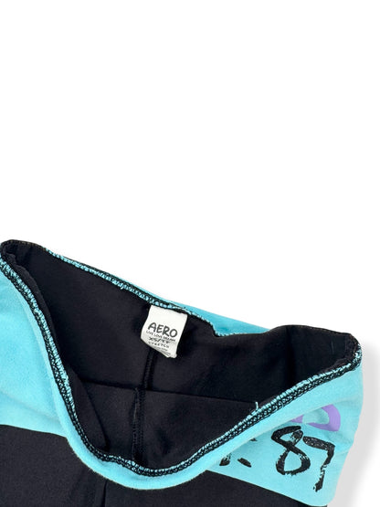 Aero Blue Fold Over Shorts ♡ XS