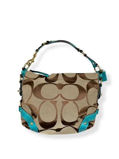 Turquoise Leather Coach Bag ♡