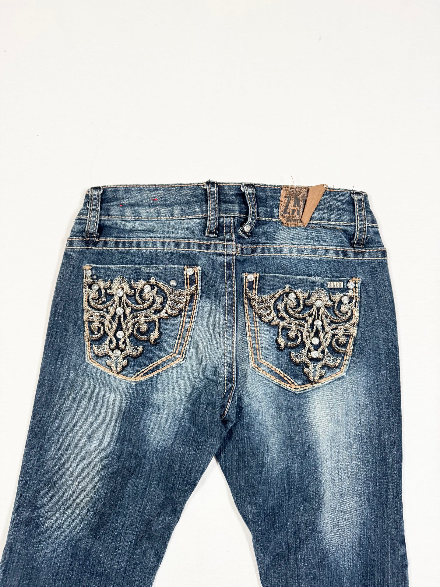 Embroidered Flared Jeans ♡ Size XS