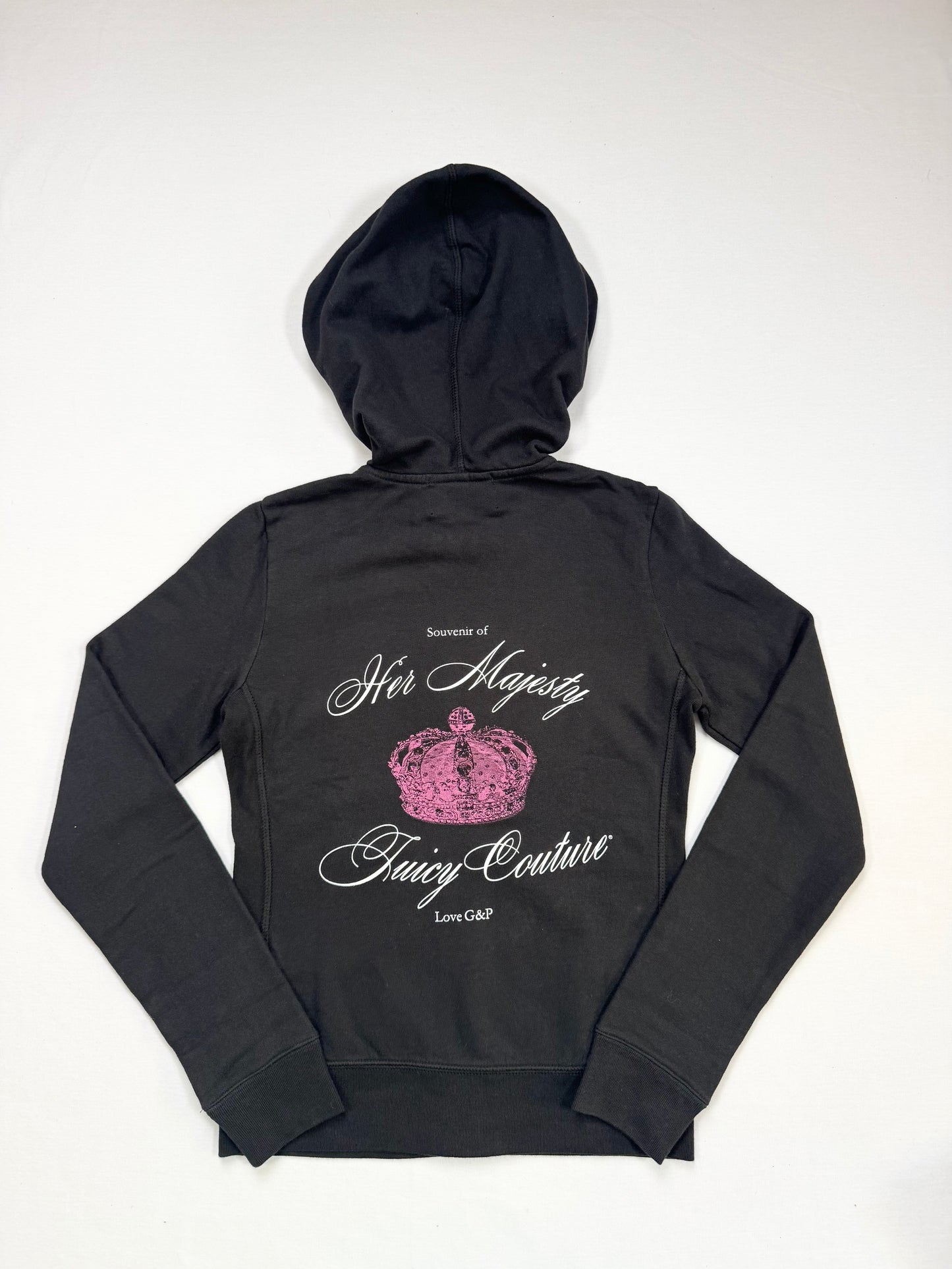 Juicy Couture Black Lace Print Tracksuit ♡ XS