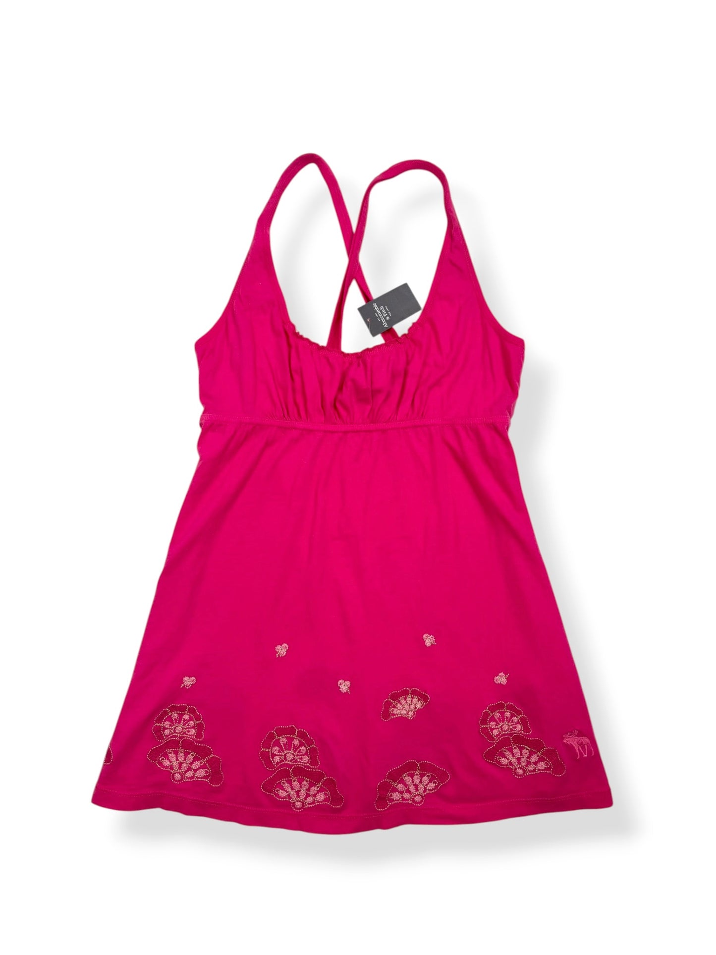 Pink Abercrombie Fan Cami ♡ M