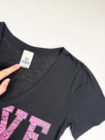Pink Leopard “Love Pink” Tee ♡ S