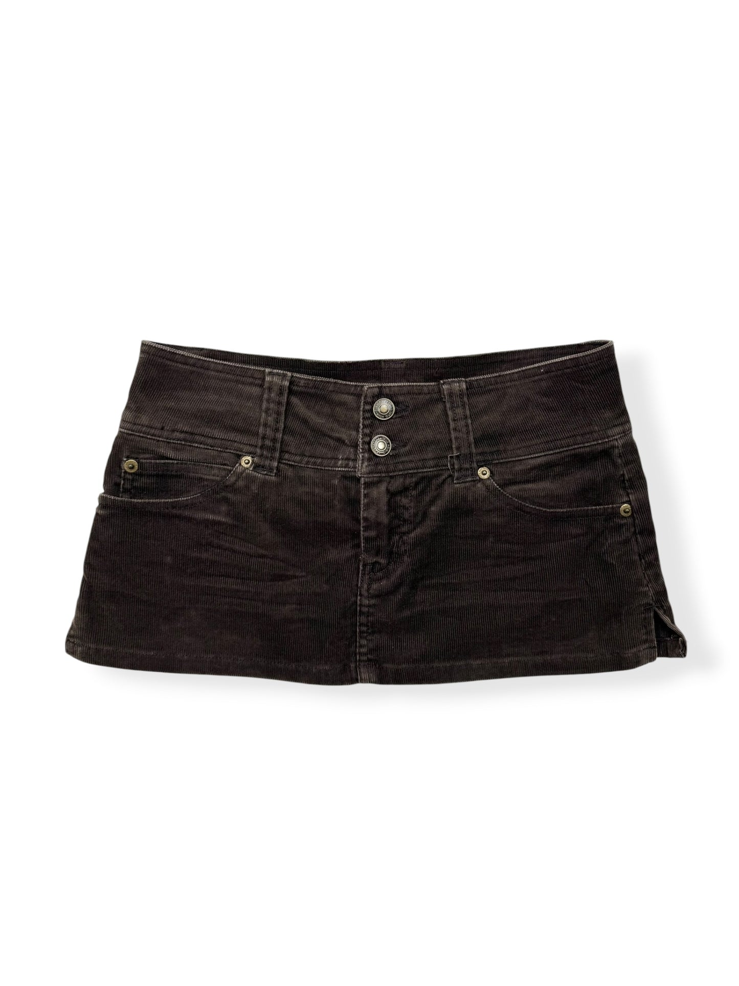 Brown Corduroy Mini Skirt ♡ XS/S