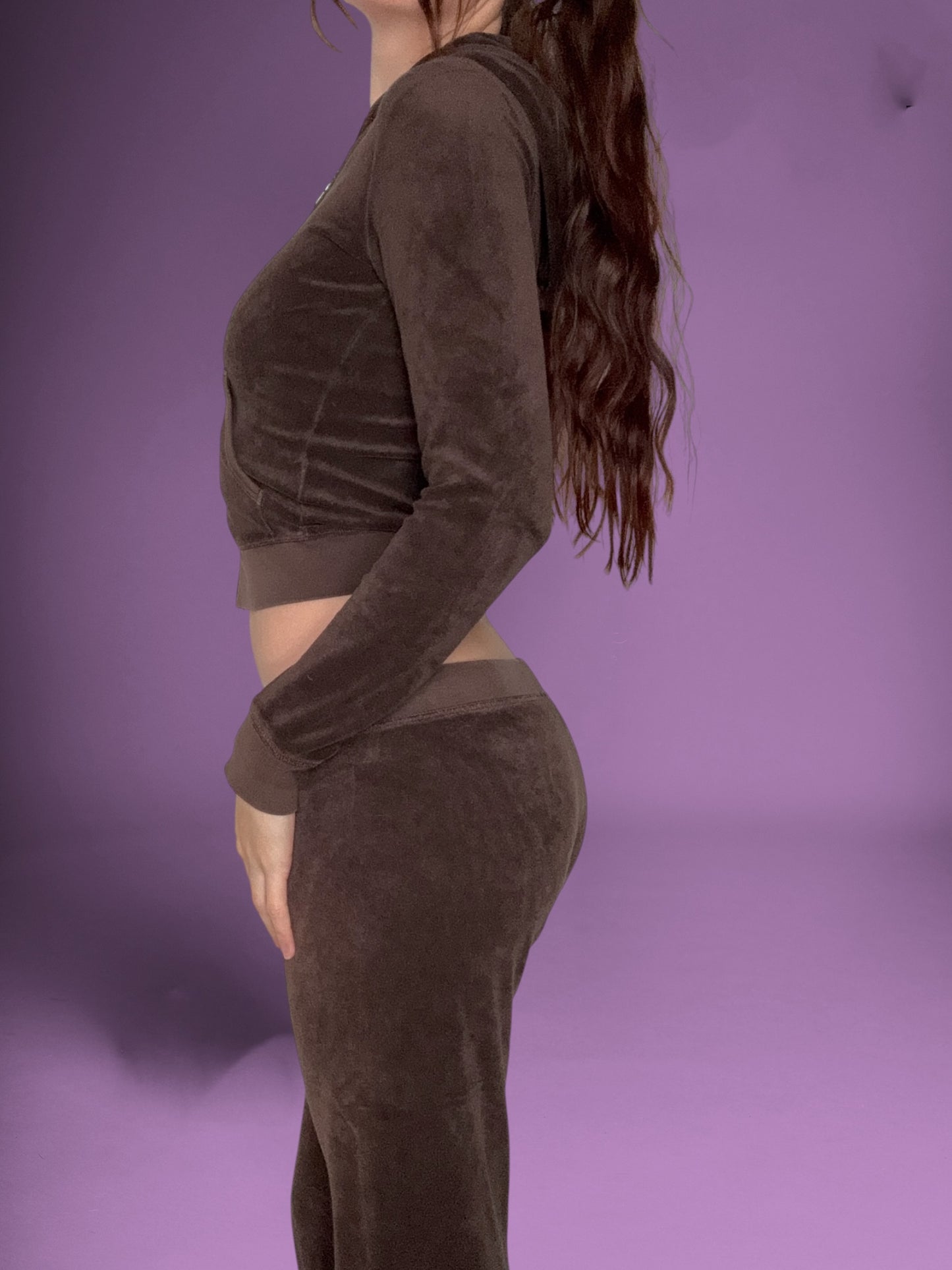 Juicy Couture Brown Towelling Tracksuit ♡ S