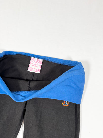 PINK Fold Over Flared Leggings ♡ Size XS