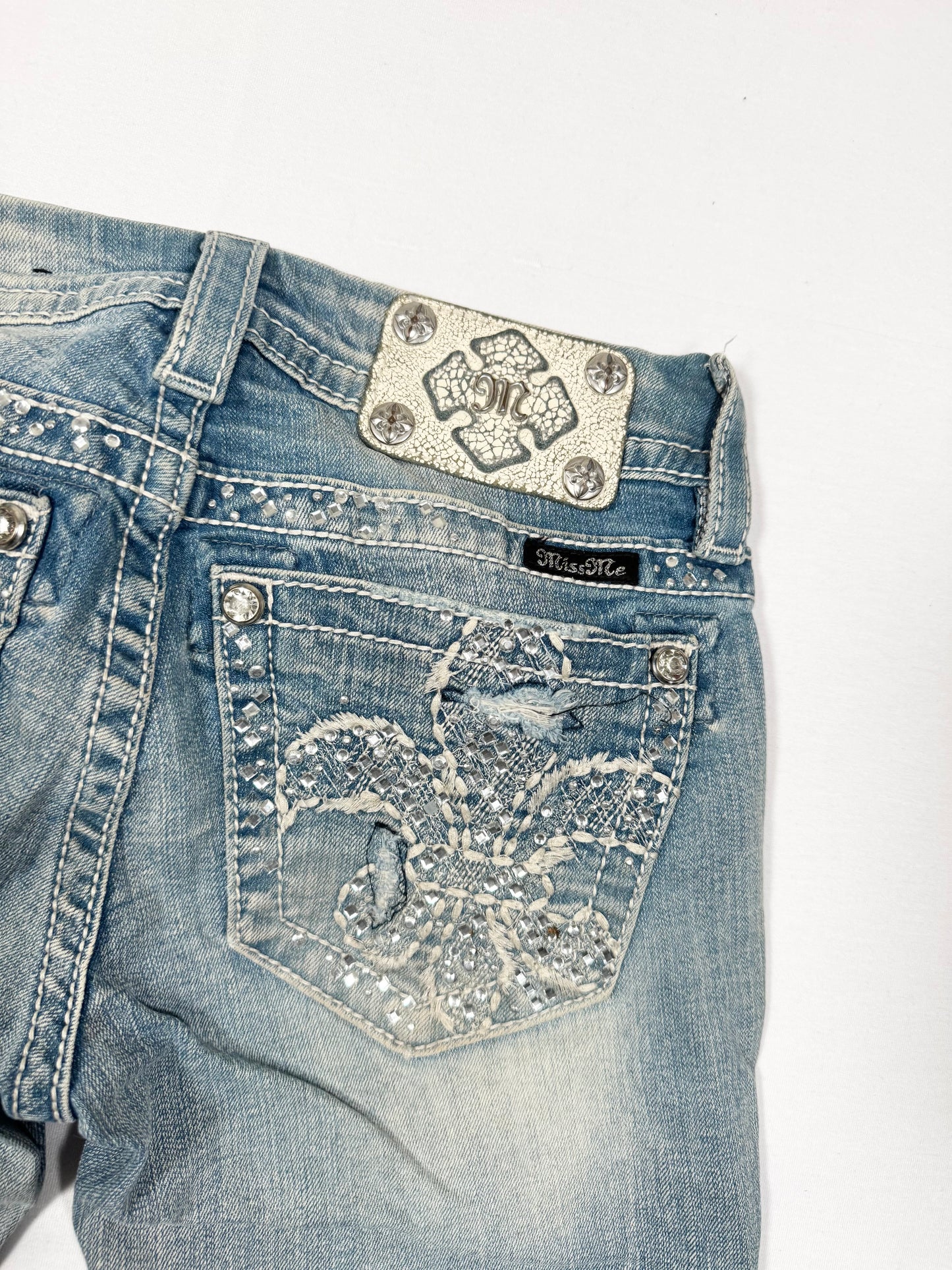 Miss Me Distressed Flared Jeans