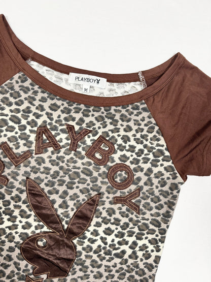 Playboy Leopard Tee ♡ Size S