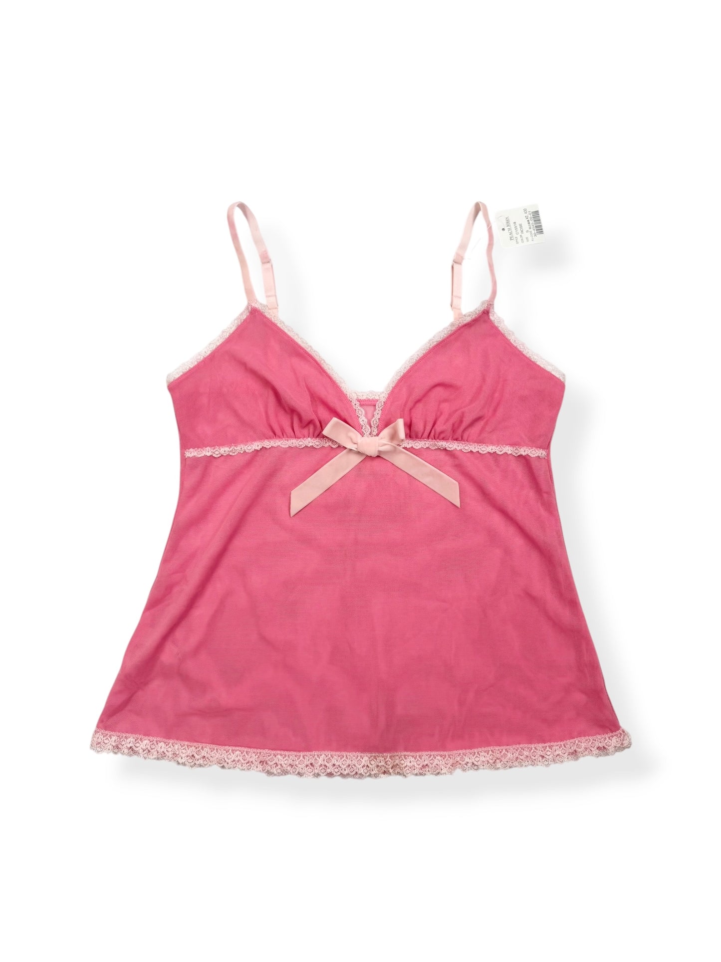 Cecil Mcbee Pink Bow Cami ♡ S