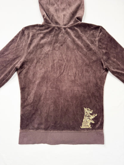 Juicy Couture Brown Velour Scotty Dog Tracksuit ♡ S/M