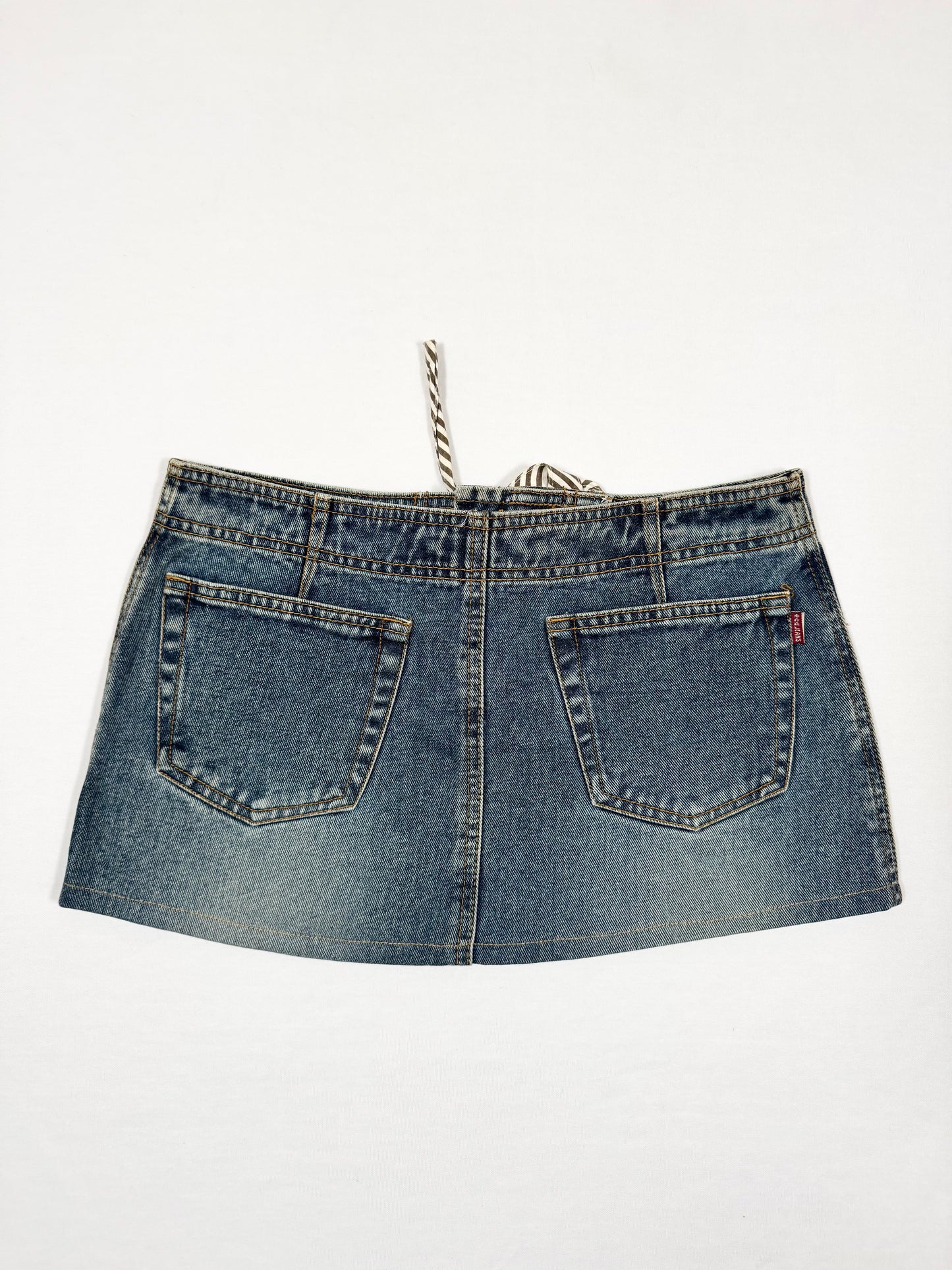 Lace Up Mini Skirt