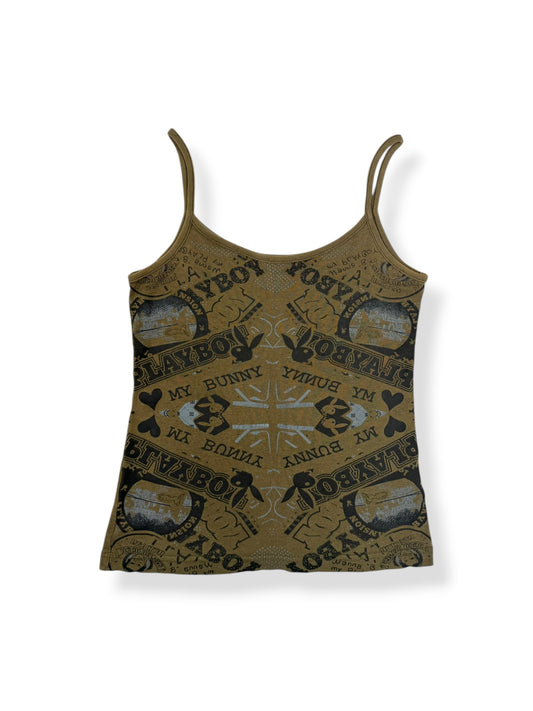 Playboy Khaki Cami ♡ M