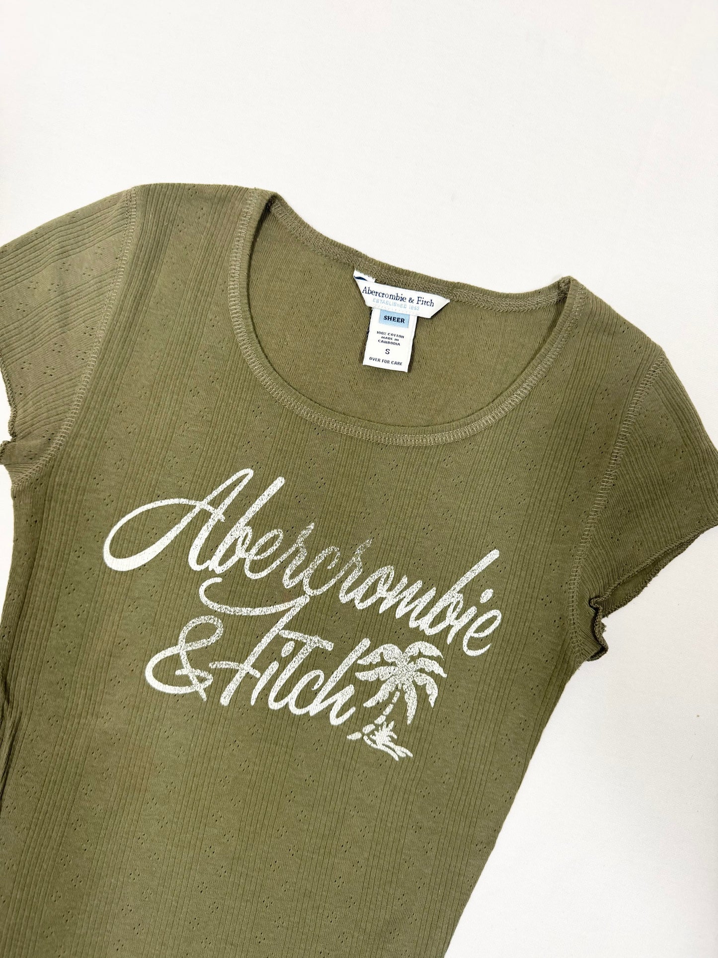 Abercrombie & Fitch Pointelle Tee