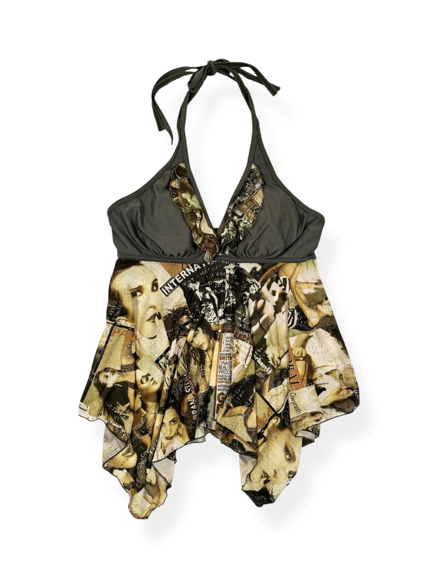 Magazine Print Halter