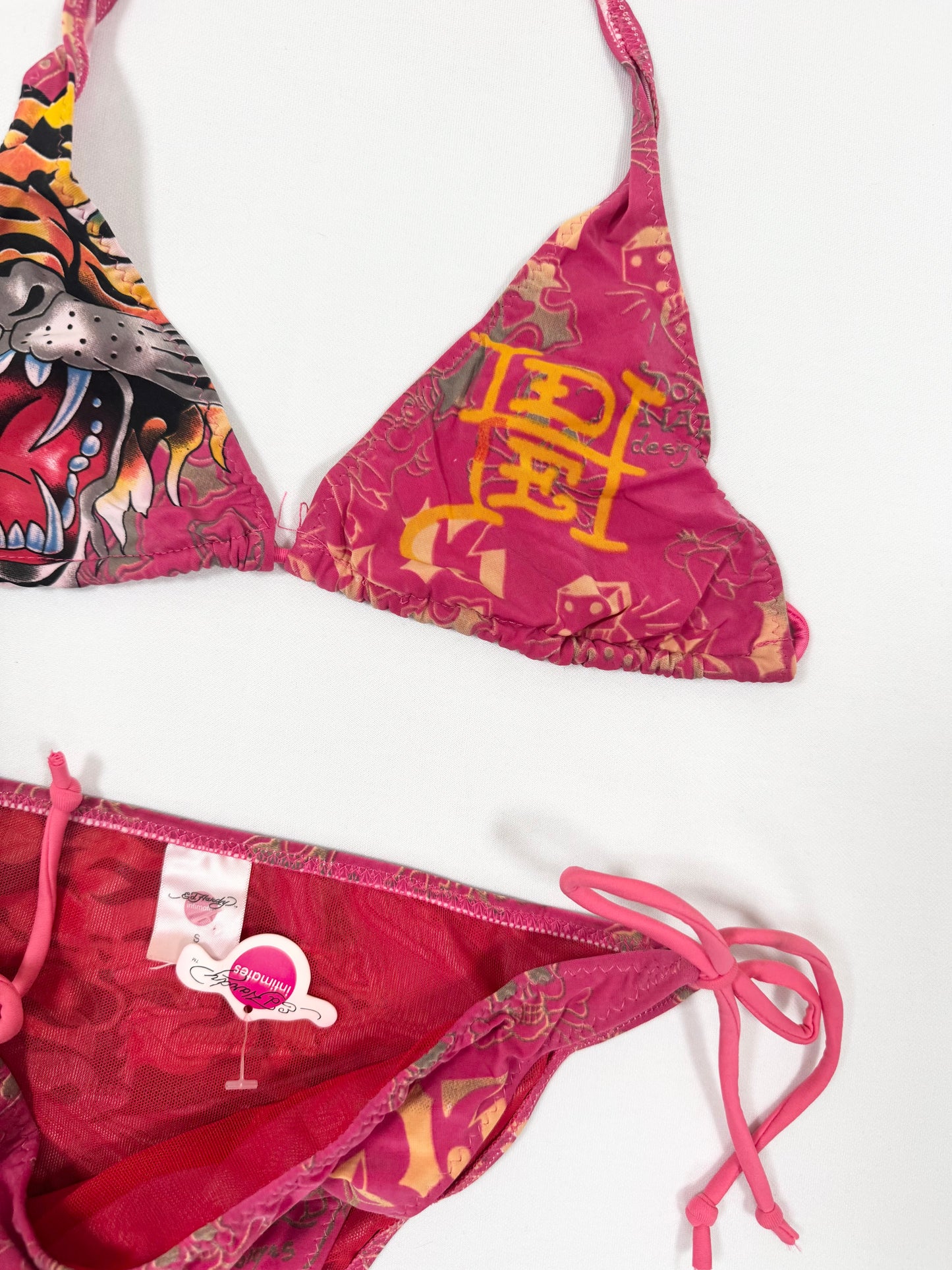 Pink Ed Hardy Bikini ♡ S