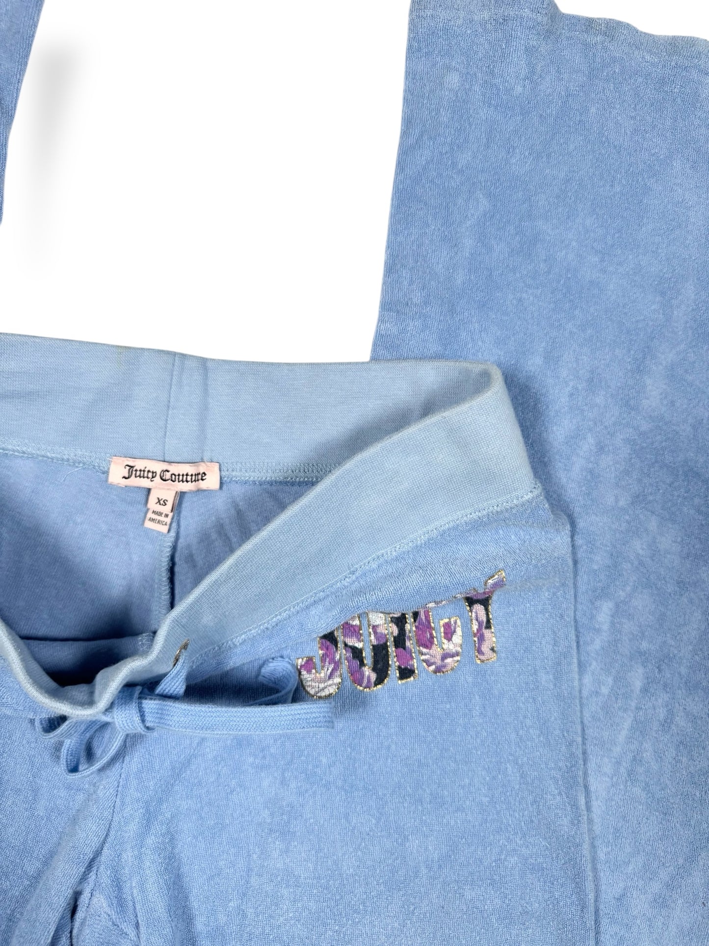 Juicy Couture Blue Towelling Tracksuit ♡ Size XS/S