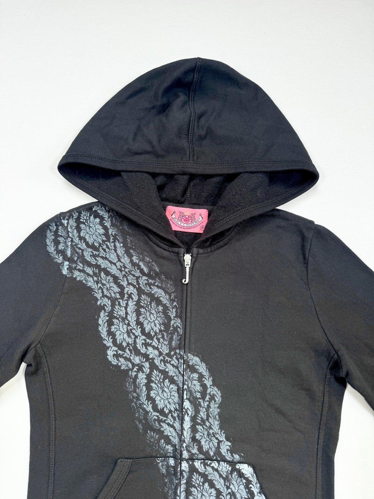 Juicy Couture Black Lace Print Tracksuit ♡ XS