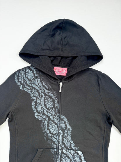 Juicy Couture Black Lace Print Tracksuit ♡ XS