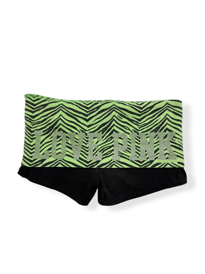 Green Zebra Fold Over Shorts ♡ XS/S