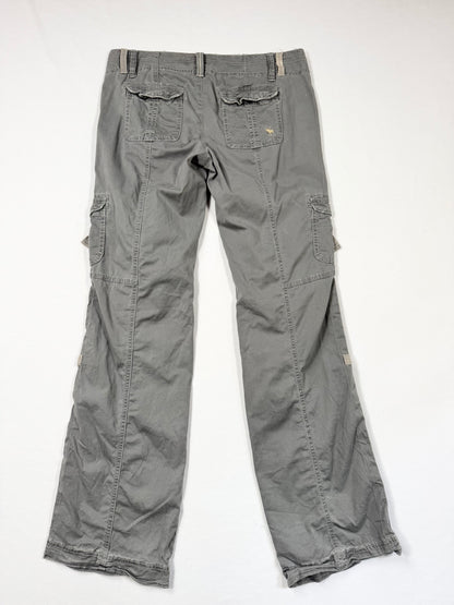 Abercrombie & Fitch Grey Cargo Pants ♡ S