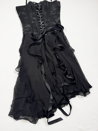 Bebe Silk Corset Dress ♡