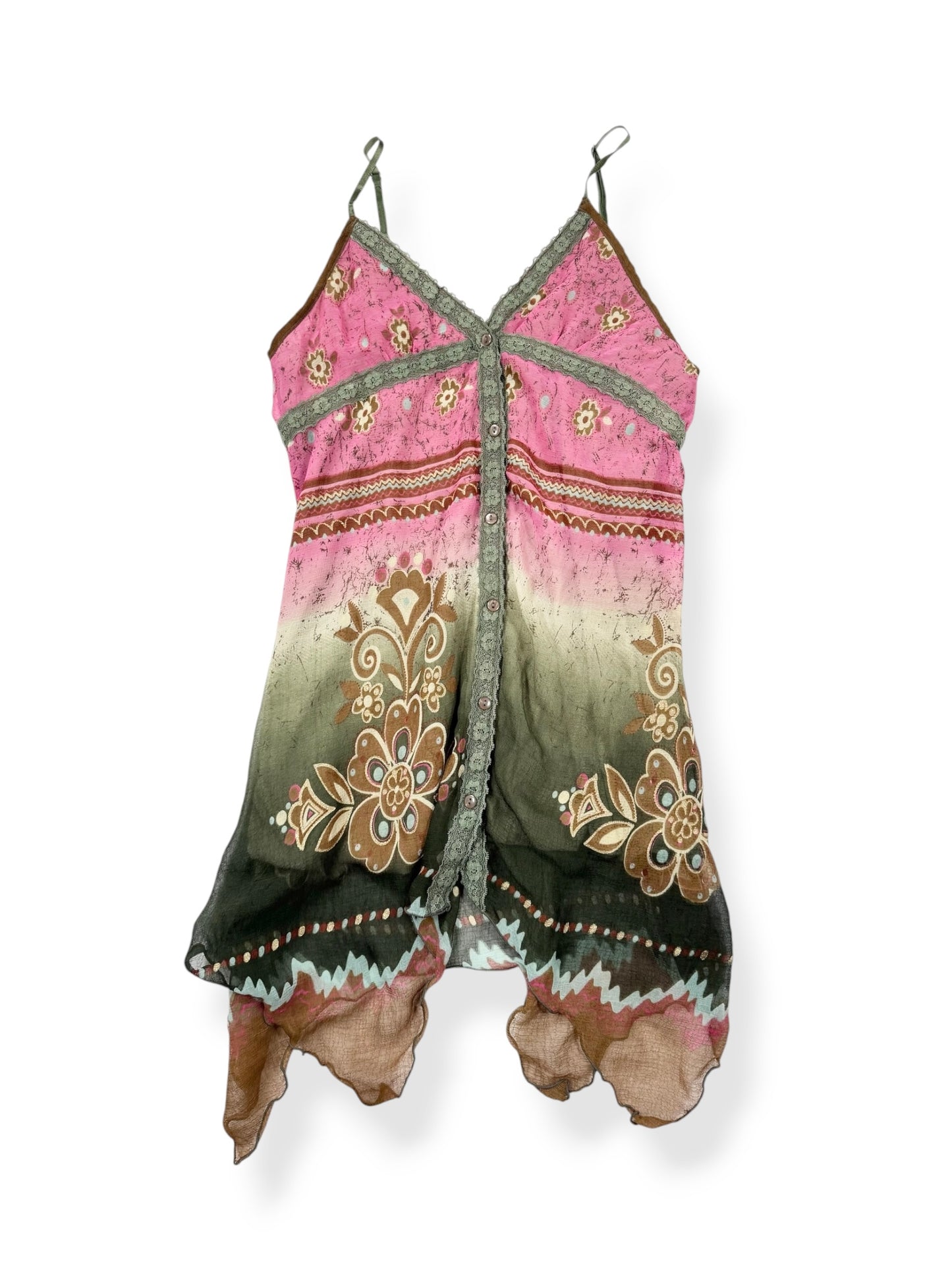 Pink & Green Cami ♡ XL