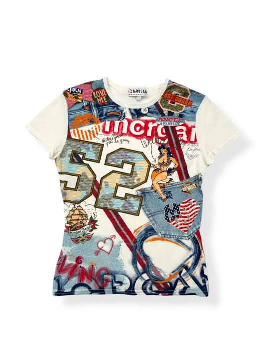 Morgan De Toi Graphic Tee ♡ S