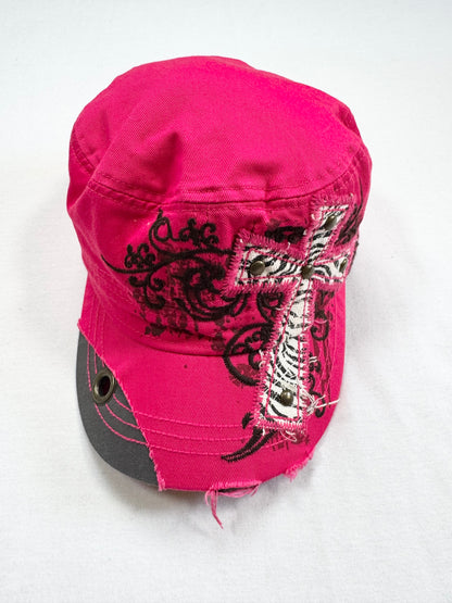 Zebra Cross Pink Cap ♡