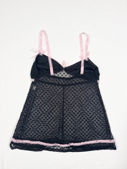 Heart Mesh Cami ♡ Size S
