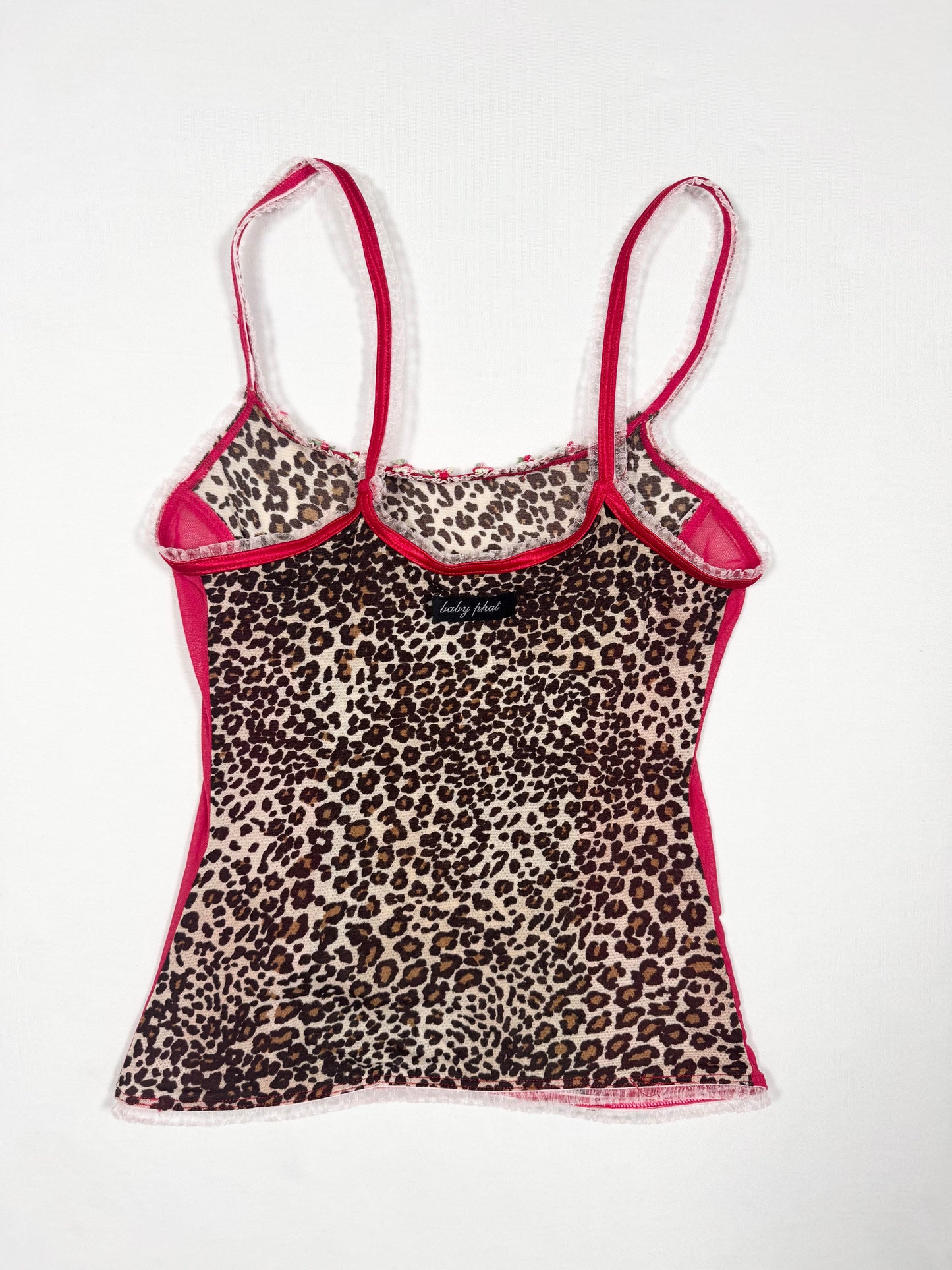 Baby Phat Leopard Mesh Cami ♡ Size XS