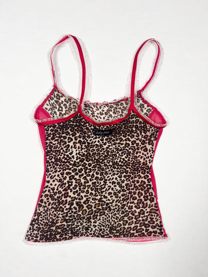 Baby Phat Leopard Mesh Cami ♡ Size XS
