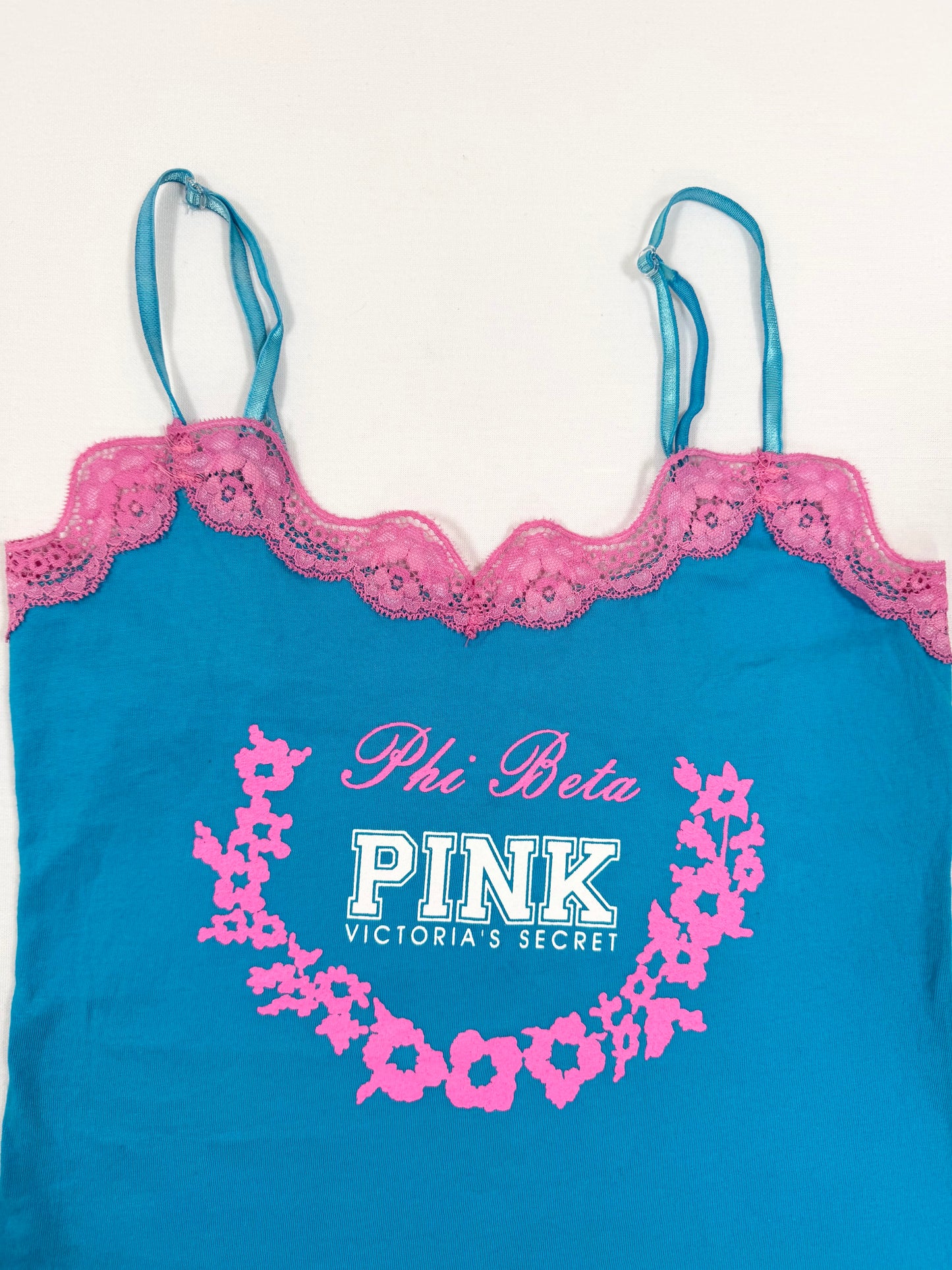 PINK Victorias Secret Blue & Pink Cami ♡ S