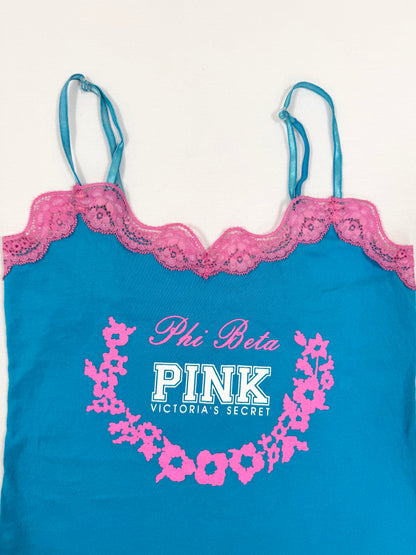 PINK Victorias Secret Blue & Pink Cami ♡ S