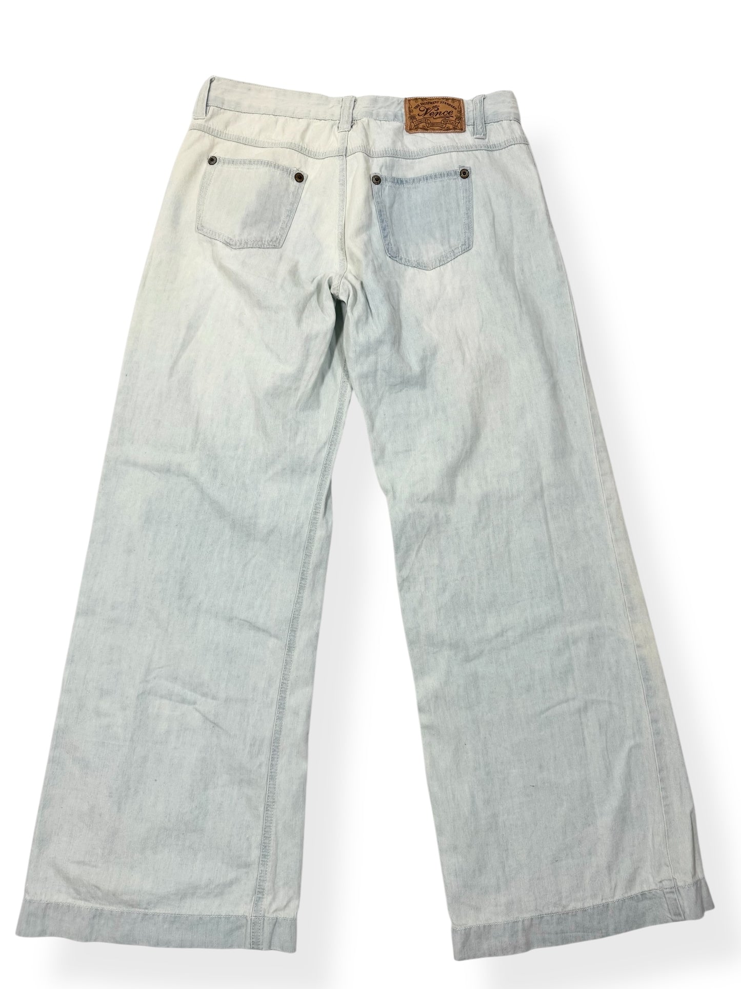 Vence Wide Leg Light Wash Jeans
