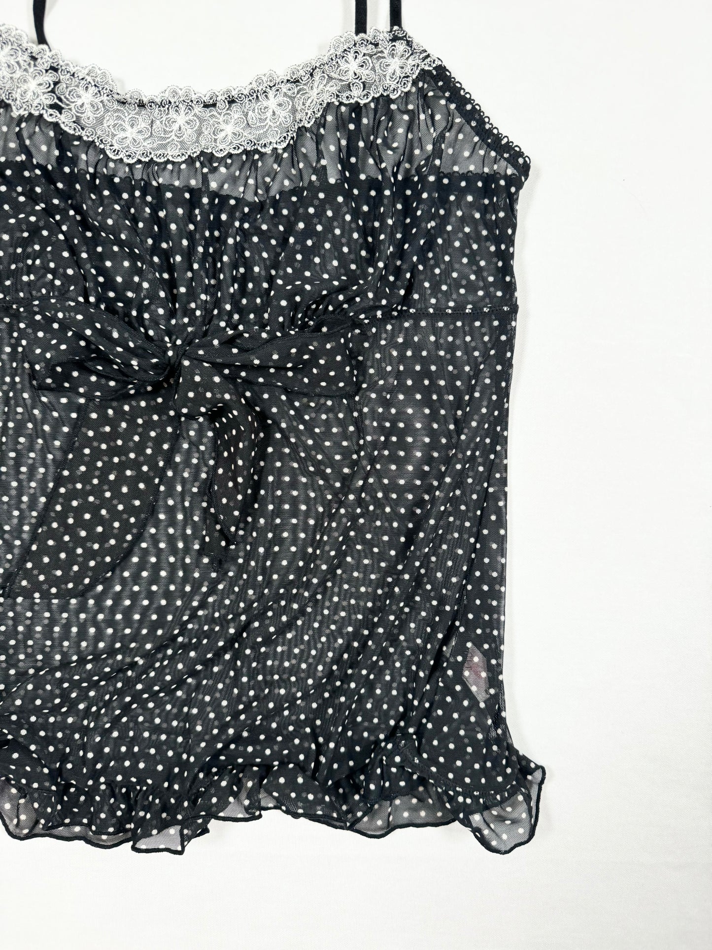 Polka Dot Micromesh Cami